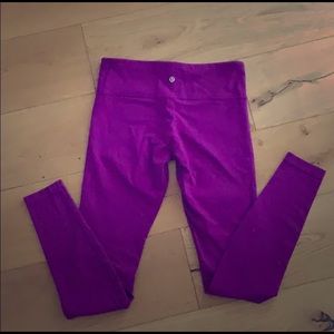 Purple, full length Lulu Leggings